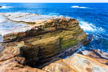 Senjojiki - A Thousand Tatami Mats in Shirahama, Wakayama, Japan.