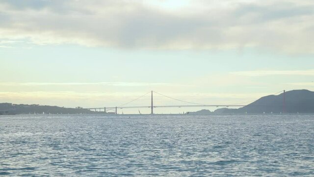 San Francisco Golden Gate Bridge by the bay