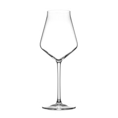 wine glass on isolated white background