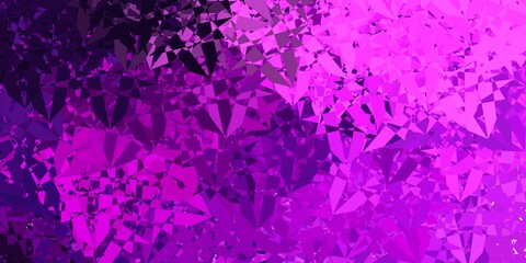 Obraz premium Dark Red vector background with polygonal forms.