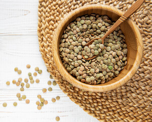Raw lentil