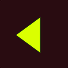 Reverse button in yellow with dark background
