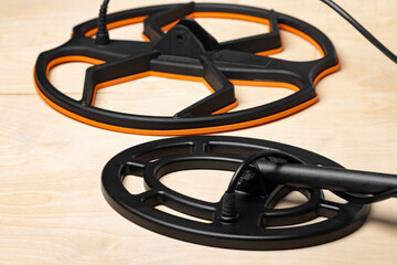 Search coil of the metal detector top view