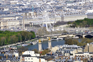 Big Gigantic Wheel in Paris