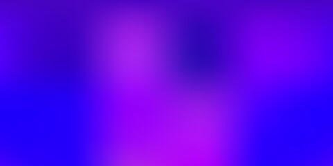 Dark Purple vector blurred backdrop.