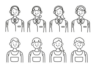 色んな女性 パターン