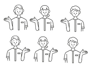 女性 表情セット