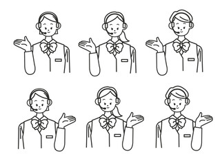 色んな女性 案内セット