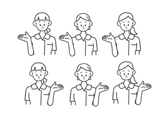 色んな女性 案内セット