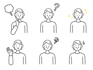 女性 表情セット