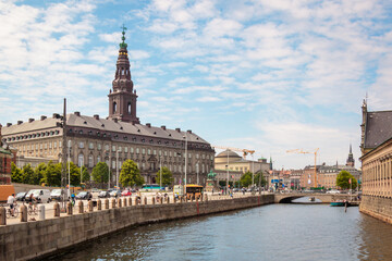 Fototapeta premium city skyline of Copenhagen, Denmark