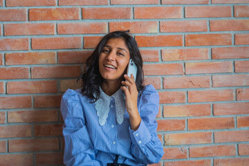 Young Indian woman use