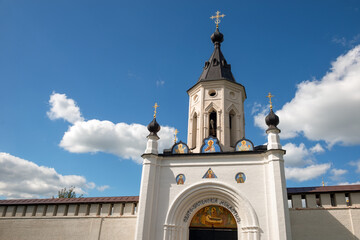 Gate Church in the name of St. John the Theologian. Holy Dormition Monastery, Staritsa town, Tver Region