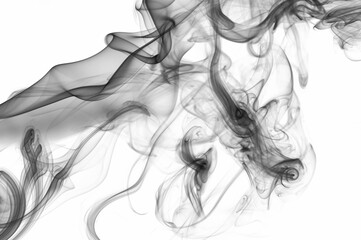 Mystery gray smoke swirl wallpaper