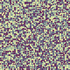 Abstract Geometric Pattern generative computational art illustration