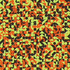 Abstract Geometric Pattern generative computational art illustration