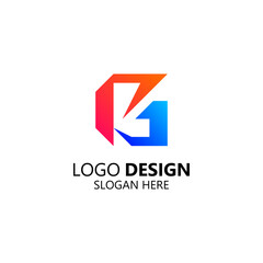 letter G for business and finance logo design