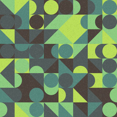 Abstract Geometric Pattern generative computational art illustration