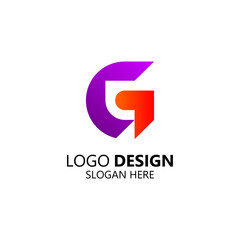 letter G for business and finance logo design