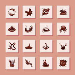 chocolate molten splashes