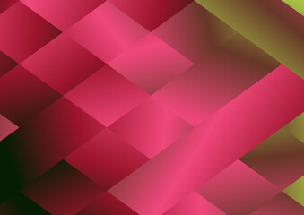 Fototapeta na wymiar Abstract Pink Red and Green Gradient Triangle Pattern Background Vector