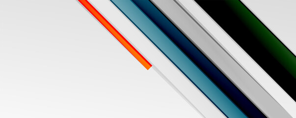 Multicolored lines background. Design template for business or technology presentations, internet posters or web brochure covers