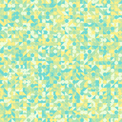 Abstract Geometric Pattern generative computational art illustration