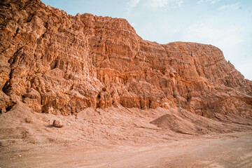 Blue summer sky over the Grand Canyon old quarry Thailand