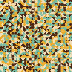 Abstract Geometric Pattern generative computational art illustration