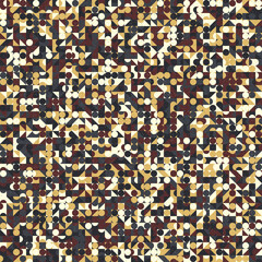 Abstract Geometric Pattern generative computational art illustration