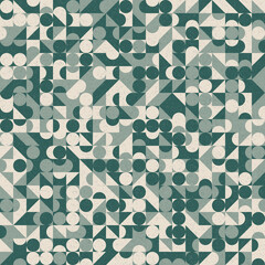Abstract Geometric Pattern generative computational art illustration
