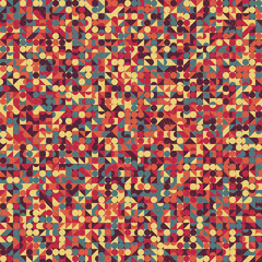 Abstract Geometric Pattern generative computational art illustration