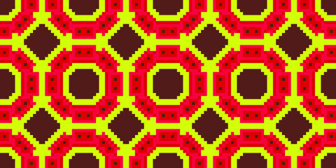 Colored Pixels background 8 bit. Vector illustration