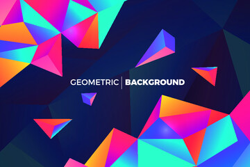 geometric background wallpaper template