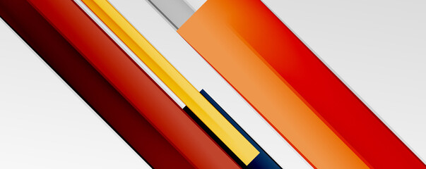 Multicolored lines background. Design template for business or technology presentations, internet posters or web brochure covers