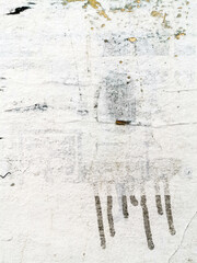 Vintage shabby paper texture and background