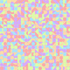 Abstract Geometric Pattern generative computational art illustration