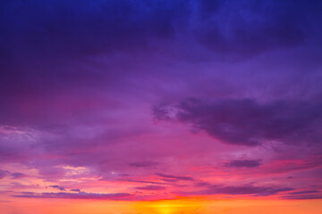 dramatic cloudy sky at the twilight natural outdoor background