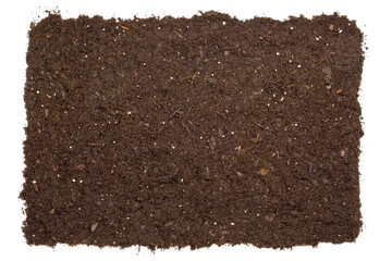 isolated garden soil background empty space