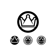 Crown Logo Template vector icon