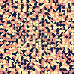 Abstract Geometric Pattern generative computational art illustration