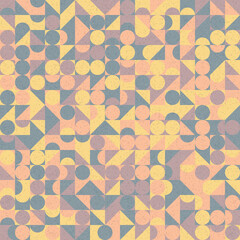 Abstract Geometric Pattern generative computational art illustration