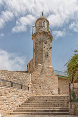 Fototapeta na wymiar The Tower of David, the Citadel near the Jaffa Gate in Jerusalem
