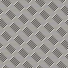 Vector seamless pattern. Modern stylish abstract texture. Repeating geometric tiles