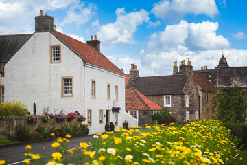 Restored National Trust for Scotland property in Culross Fife Scotland