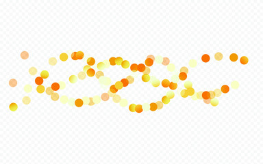 Yellow Shine Transparent Transparent Background. Rich Dust Background. Gold Sparkle Festive Card. Round Modern Pattern.