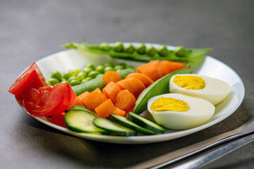 salad with vegetables