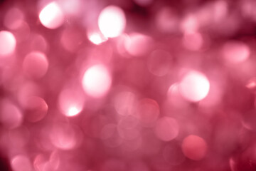 Pink bokeh abstract light, pink circle background.