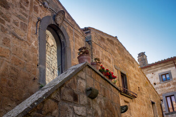 Medieval City on the Rock,Civita di Bagnoregio, Italy.Spectacular Italian Villages Carved From Rock. A marvel perched on top of tuff.