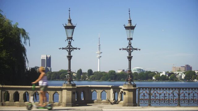 4K Schwanenwikbr&uuml;cke Hamburg